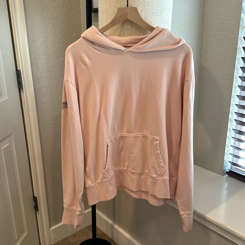 Talentless hoodie-light pink size large